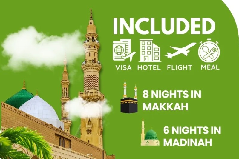 3 Star December Umrah Package For 14 Nights