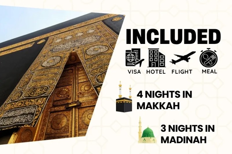 4 Star December Umrah Package For 7 Nights