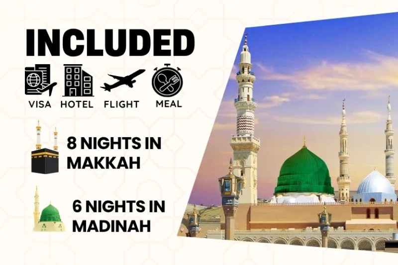 4 Star December Umrah Package For 14 Nights
