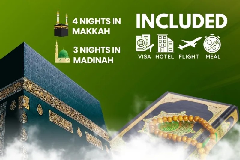 5 Star December Umrah Package For 7 Nights