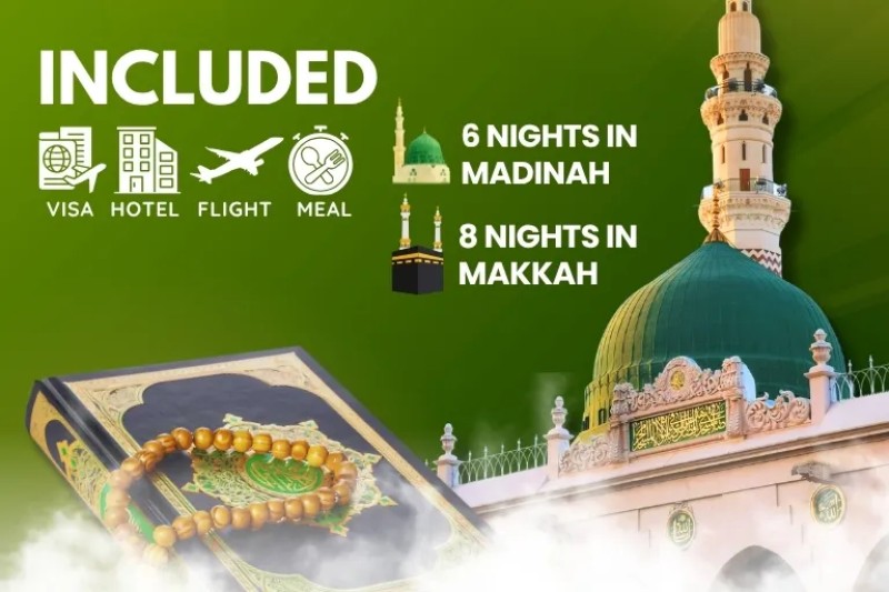 5 Star December Umrah Package For 14 Nights