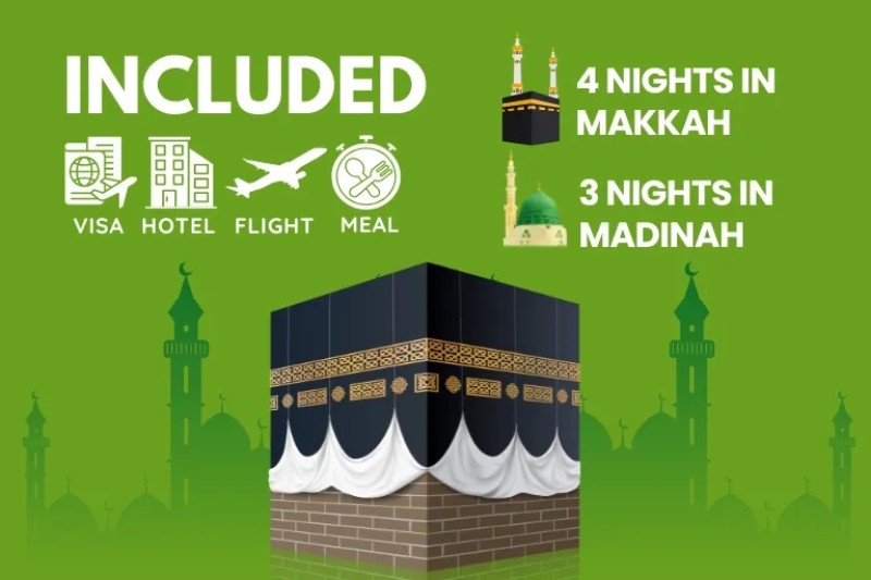 3 Star December Umrah Package For 7 Nights