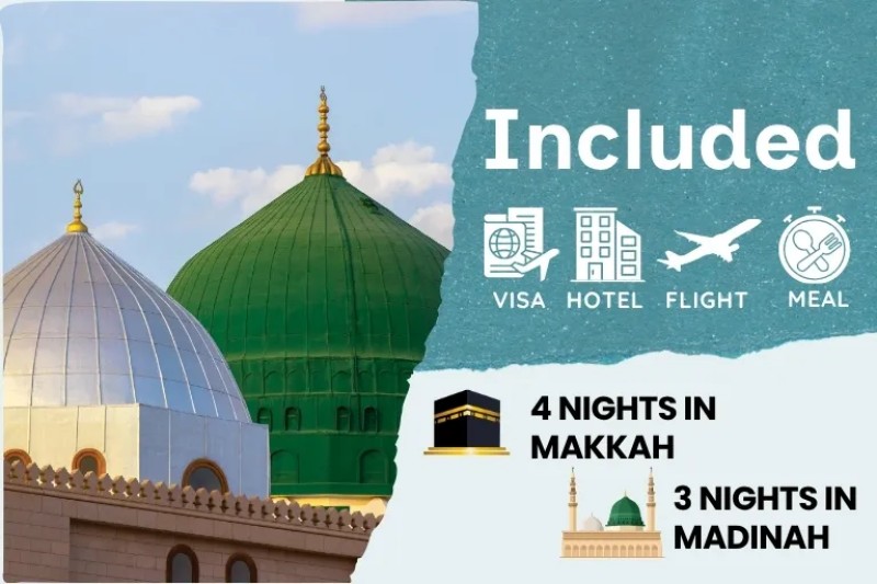 3 Star February Umrah Package For 7 Nights