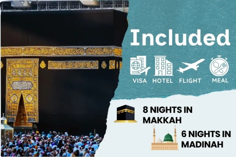 3 Star February Umrah Package For 14 Nights