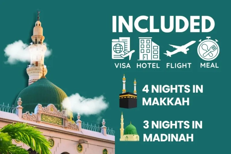 4 Star February Umrah Package For 7 Nights
