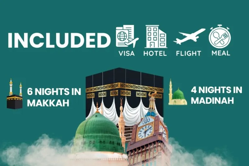 4 Star February Umrah Package For 10 Nights