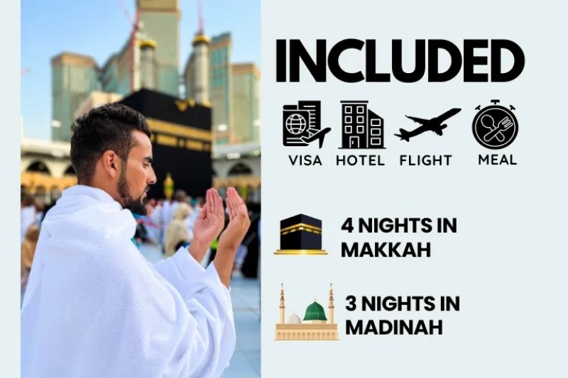 5 Star February Umrah Package For 7 Nights