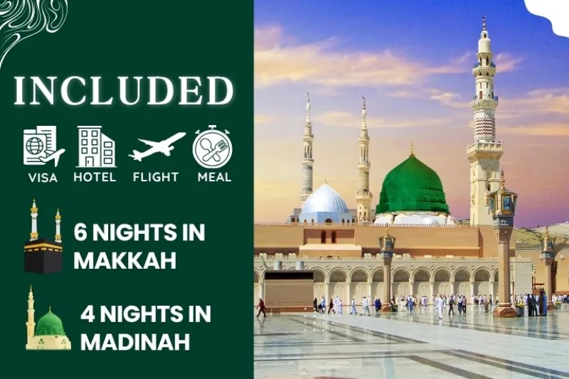3 Star Easter Holiday Umrah Package For 10 Nights