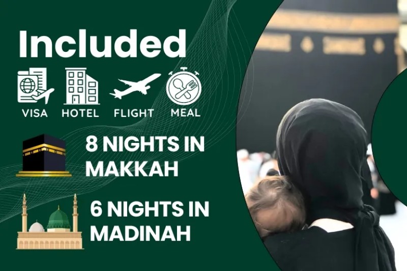 3 Star Easter Holiday Umrah Package For 14 Nights