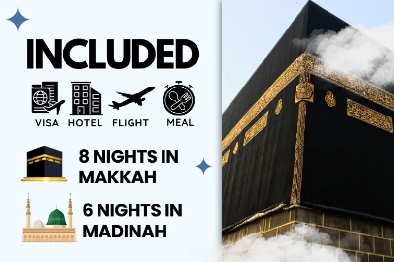 5 Star Easter Holiday Umrah Package For 14 Nights