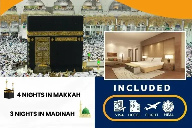 4 Star Umrah Package for 7 Nights from Ireland