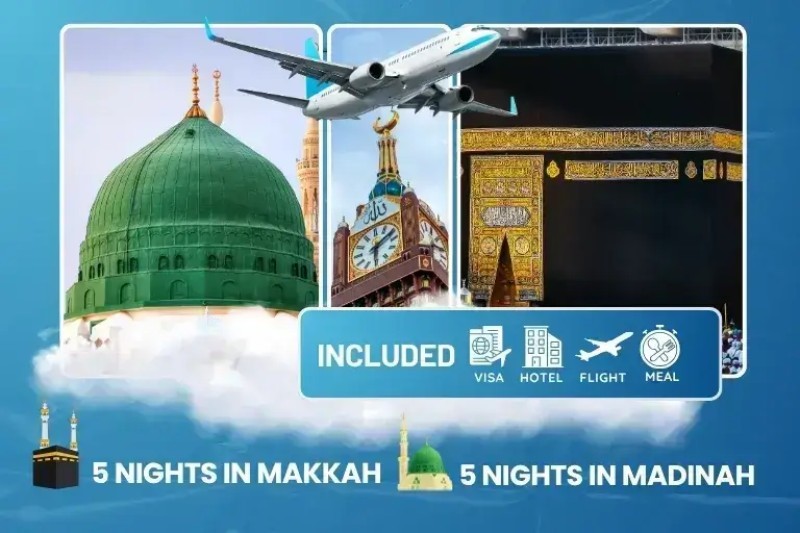 4 Star Umrah Package for 10 Nights from Ireland