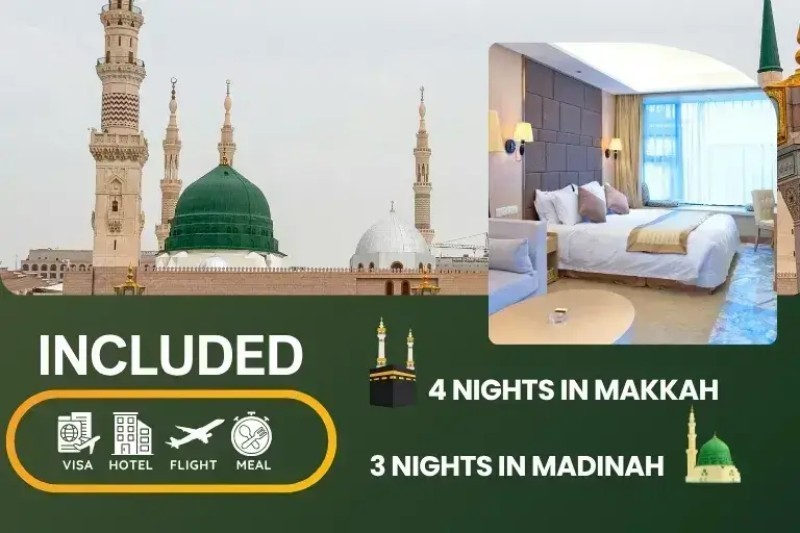 5 Star Umrah Package for 7 Nights from ireland