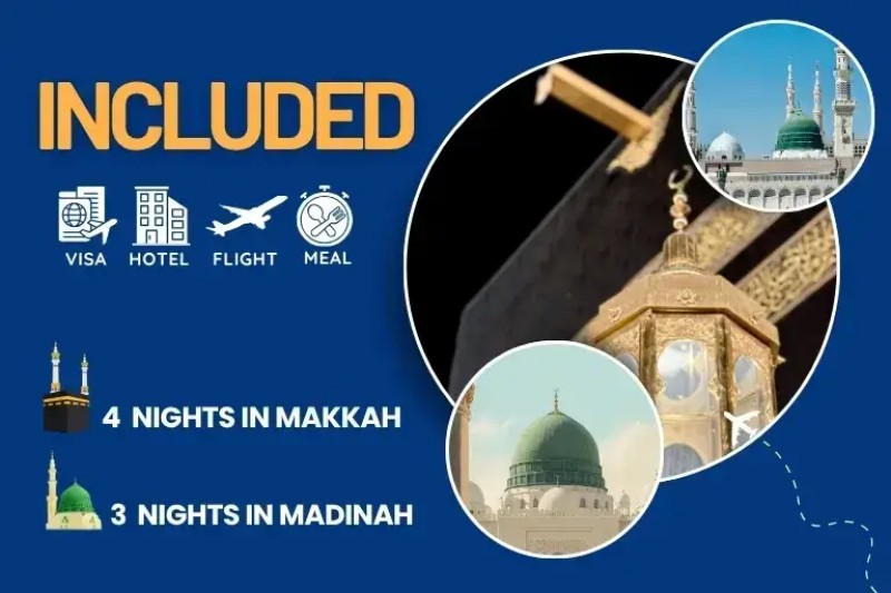 3 Star Umrah Package For 7 Nights