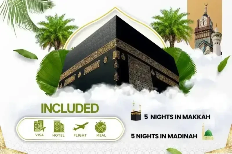 5 Star Umrah Package For 10 Nights