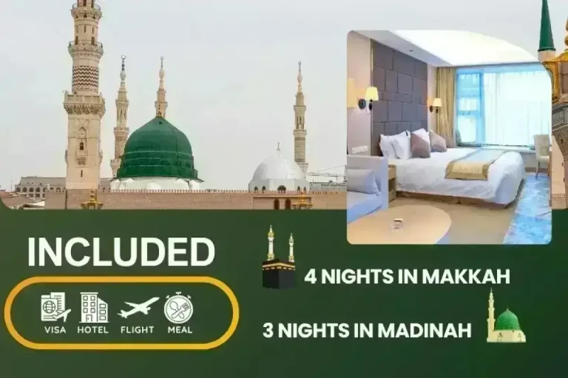 5 Star Umrah Package For 7 Nights