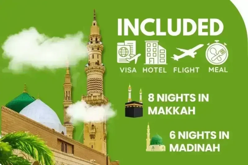 3 Star December Umrah Package For 14 Nights