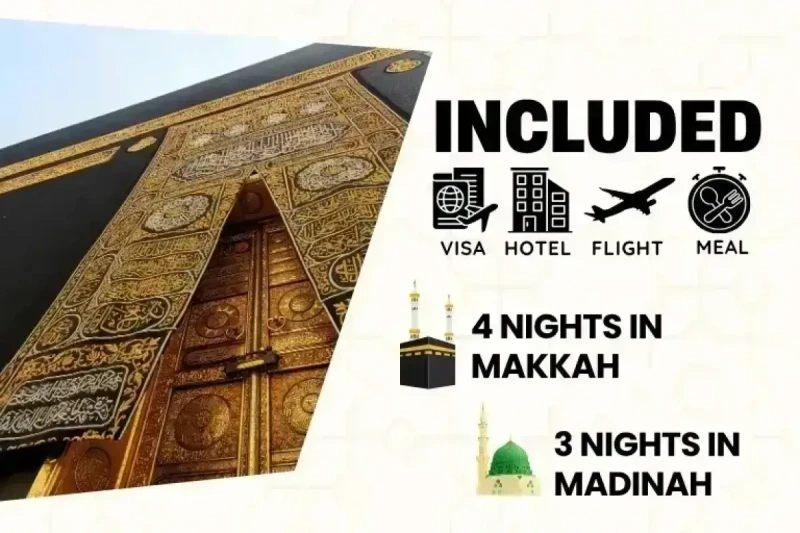 4 Star December Umrah Package For 7 Nights