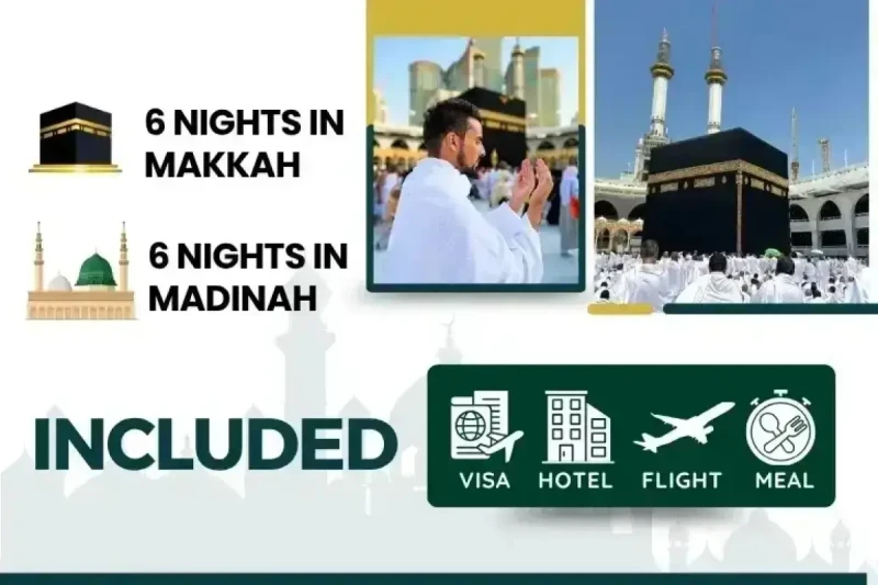 Platinum Umrah Package 5 Star For 12 Nights