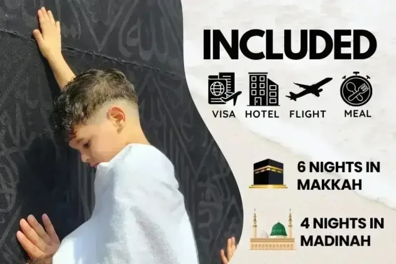 5 Star August Umrah Package For 10 Nights