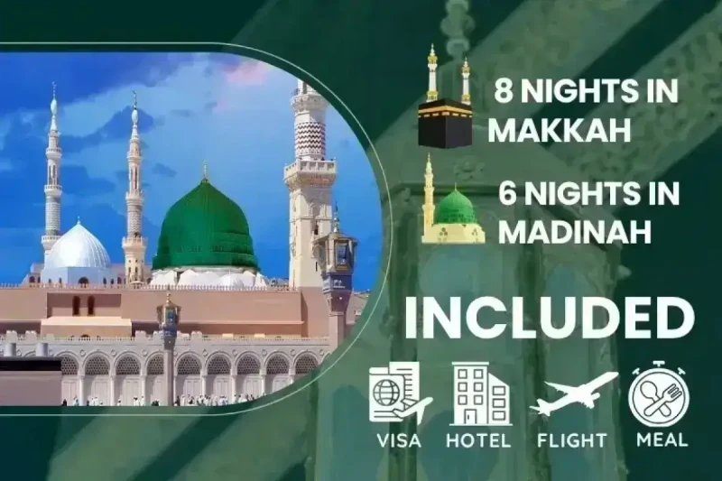 4 Star September Umrah Package For 14 Nights