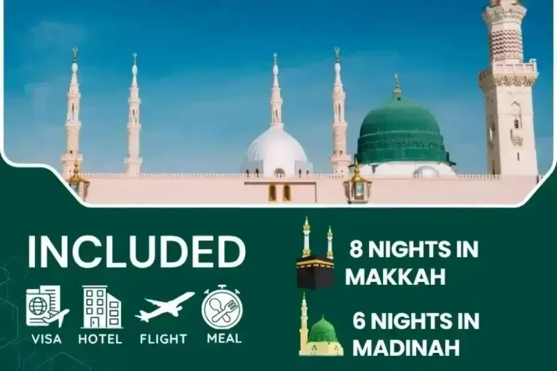 5 Star October Umrah Package For 14 Nights