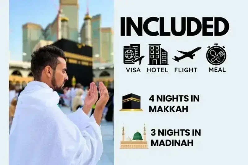 5 Star February Umrah Package For 7 Nights