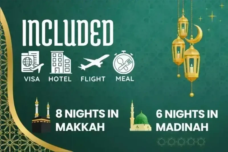 3 Star Ramadan Umrah Package For 14 Nights