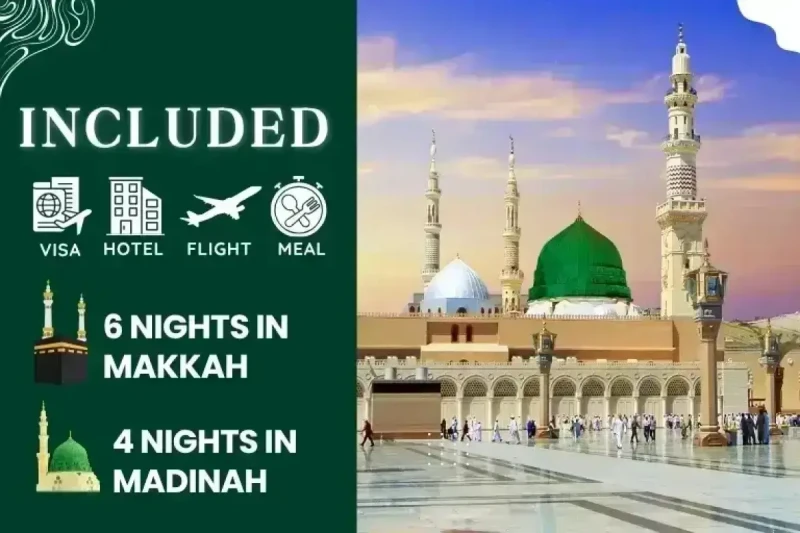 3 Star Easter Holiday Umrah Package For 10 Nights