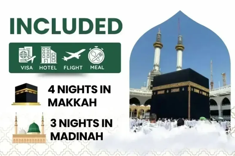 4 Star Easter Holiday Umrah Package For 7 Nights