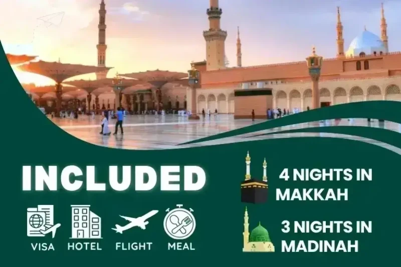5 Star Easter Holiday Umrah Package For 7 Nights
