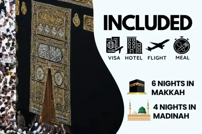 5 Star Easter Holiday Umrah Package For 10 Nights