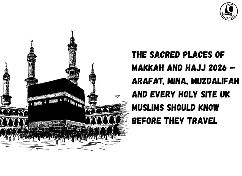 The Sacred Places of Makkah and Hajj 2026 — Arafat, Mina, Muzdalifah and Every Holy Site UK Muslims Should Know Before They Travel