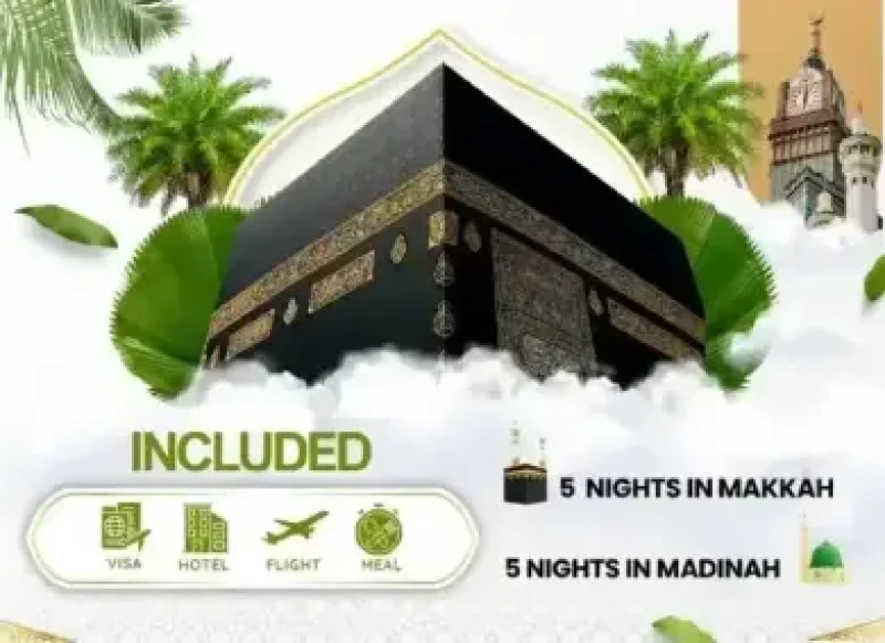 5 Star Umrah Package for 10 Nights