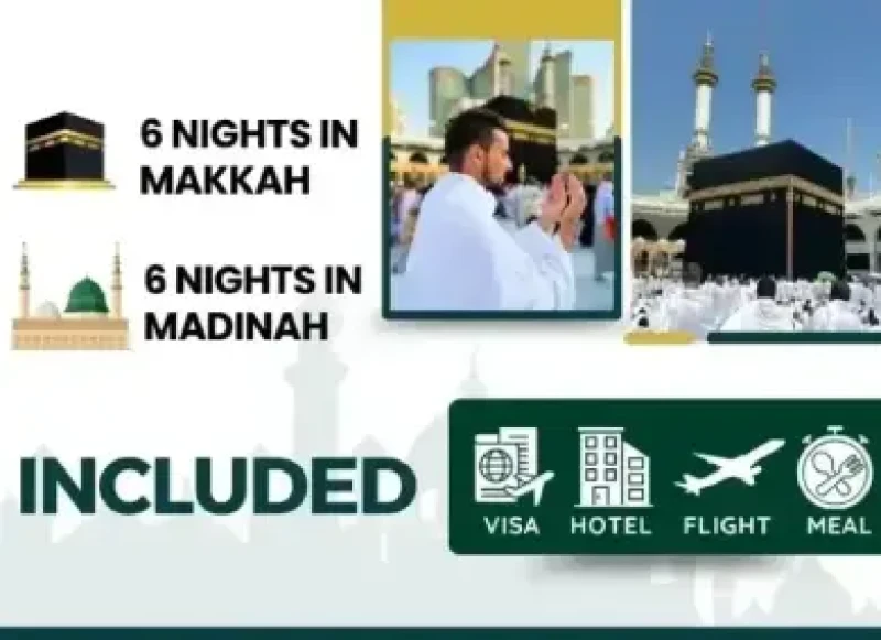 Platinum Umrah Package 5 Star For 12 Nights