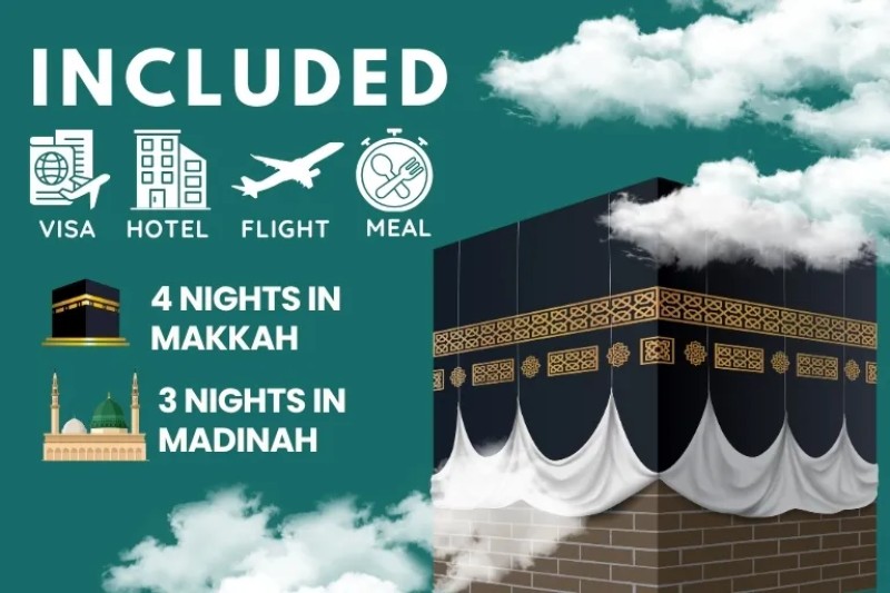 3 Star October Umrah Package For 7 Nights