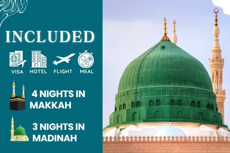 4 Star October Umrah Package For 7 Nights
