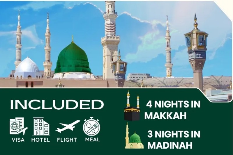 5 Star October Umrah Package For 7 Nights