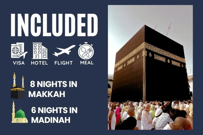 3 Star September Umrah Package For 14 Nights