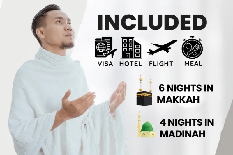 4 Star September Umrah Package For 10 Nights