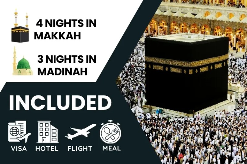 5 Star 7 Nights Umrah Package For September