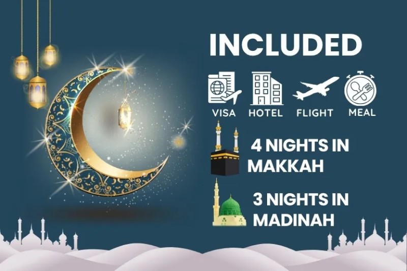 3 Star Ramadan Umrah Package For 7 Nights