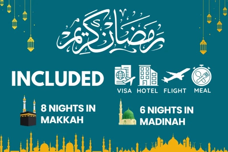 4 Star Ramadan Umrah Package For 14 Nights