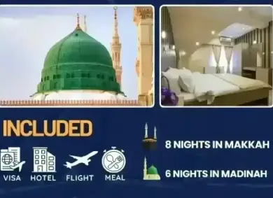3 Star Umrah Package For 14 Nights