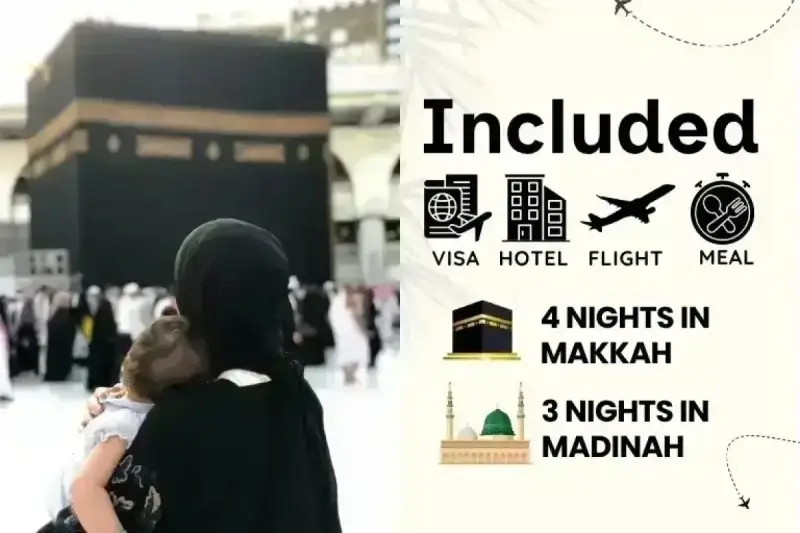 5 Star August Umrah Package For 7 Nights
