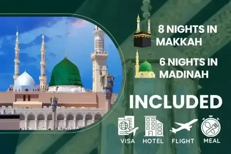 4 Star September Umrah Package For 14 Nights