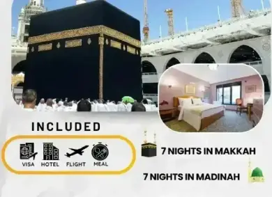 4 Star Umrah Package For 14 Nights