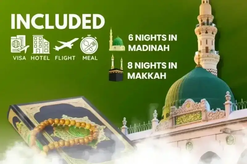 5 Star December Umrah Package For 14 Nights